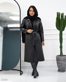 پالتو چرم زنانه استر دار پاتریشا