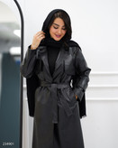 پالتو چرم زنانه استر دار پاتریشا
