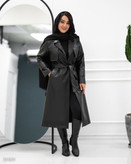 پالتو چرم زنانه استر دار پاتریشا