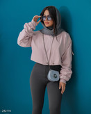 کراپ کت زنانه کتان تی سی آیاز