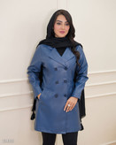 کت چرم زنانه یقه انگلیسی مدل سالیز