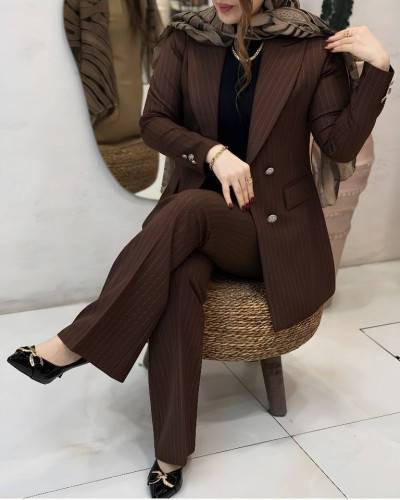 مانتو شلوار زنانه کتان پلاس