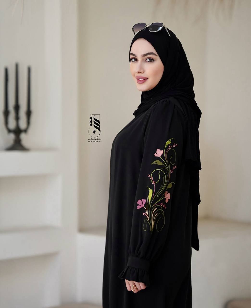 مانتو عبایی زنانه الیزه کد۶۸۷۴