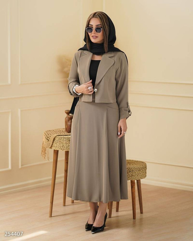 کراپ دامن زنانه کد ۲۵۴۴