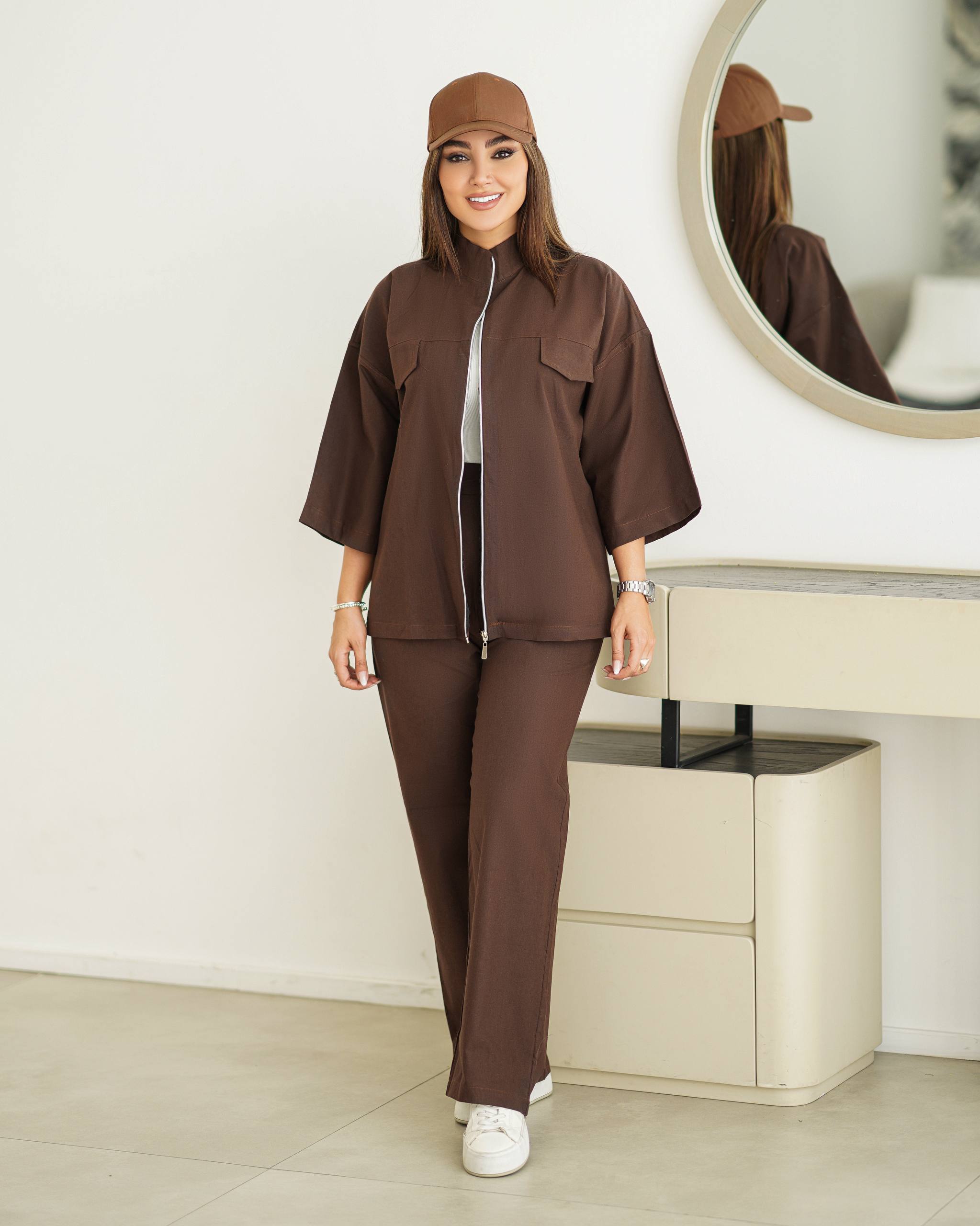ست بامبر شلوار بگ راسته  زنانه