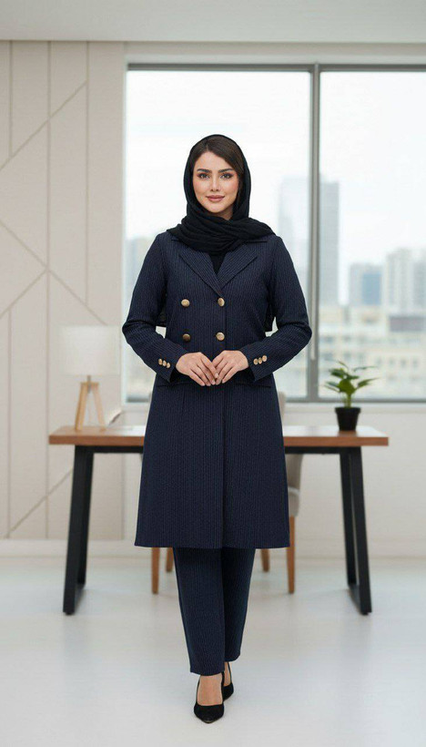 مانتو شلوار اداری زنانه دیپلمات
