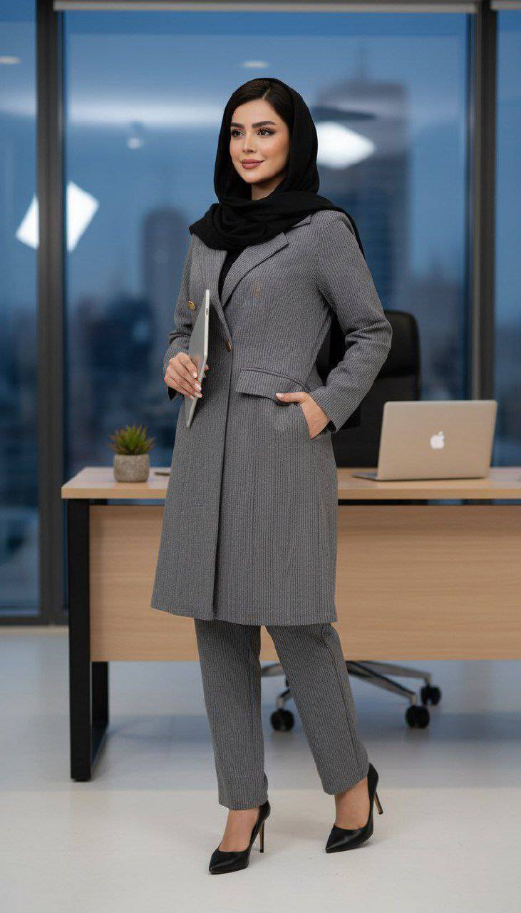 مانتو شلوار اداری زنانه دیپلمات