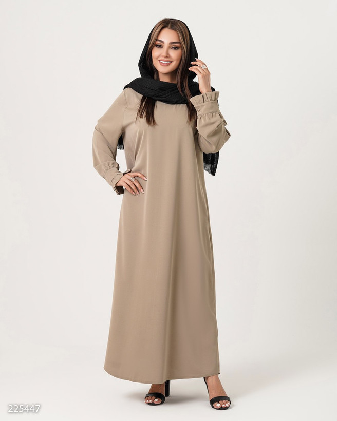 عبای زنانه کرپ الیزه ۲۲۵۴