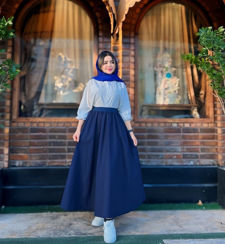 دامن زنانه لنین شسته درجه ۱