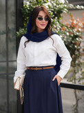 دامن زنانه لنینت به همراه کمربند