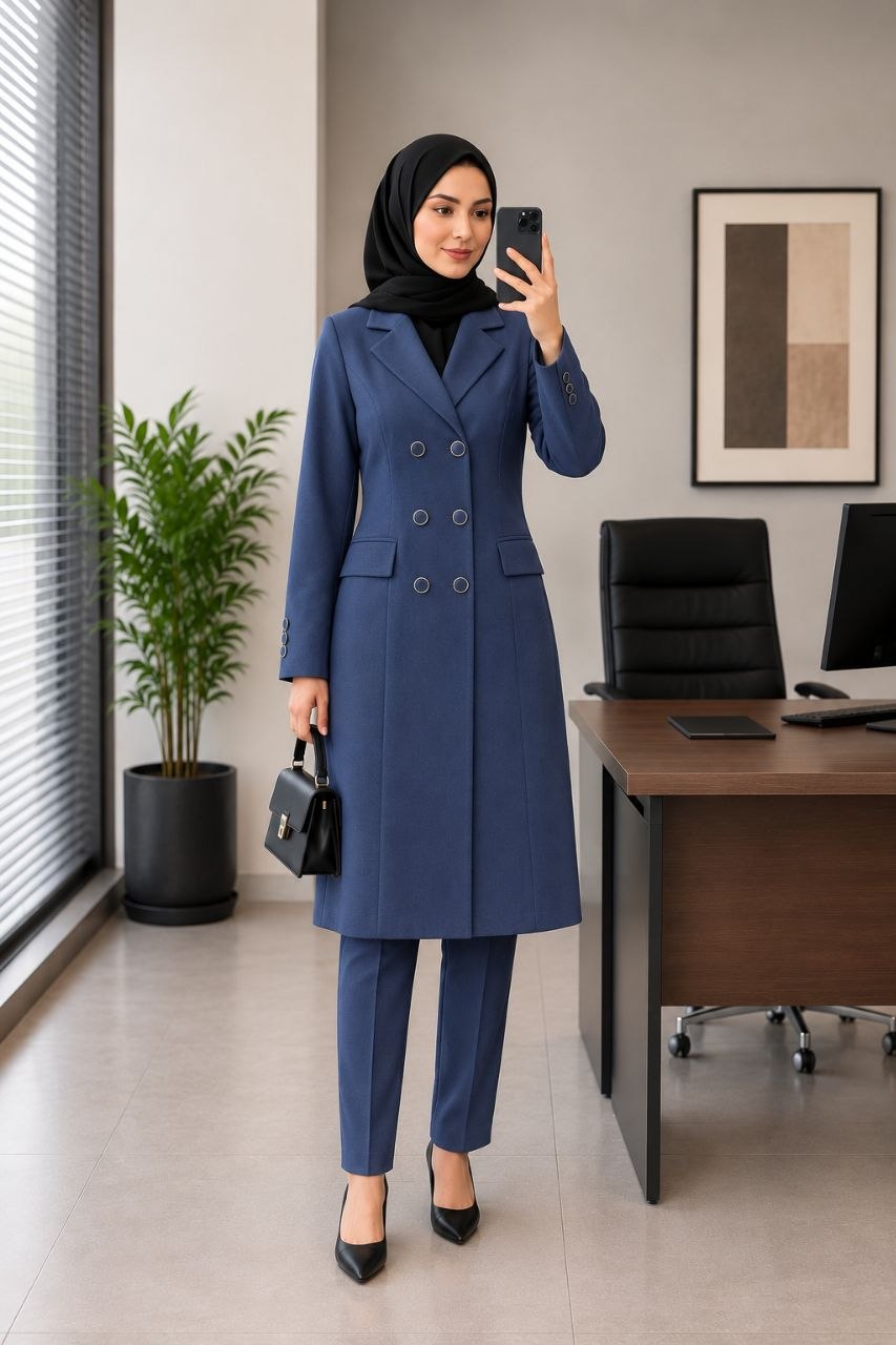 مانتو شلوار اداری زنانه پرشین فا
