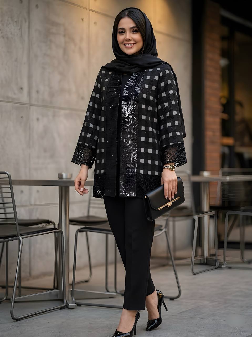 مانتو مجلسی زنانه کد۰۴۲۸
