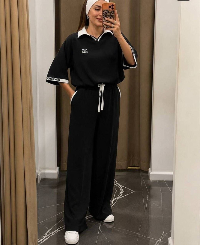 ست پولوشرت شلوار زنانه میومیو