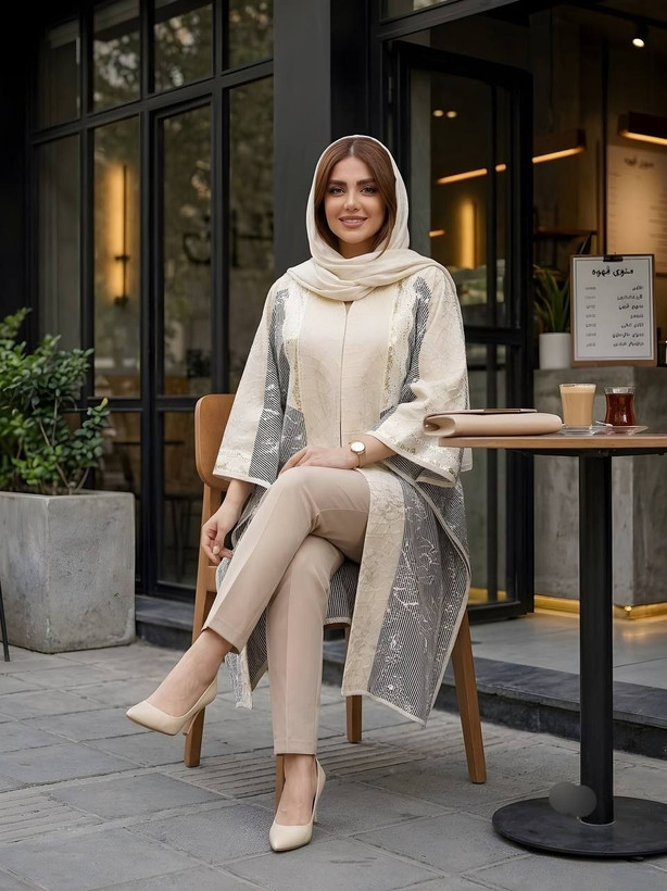 مانتو پانچ زنانه کد ۰۴۵۳