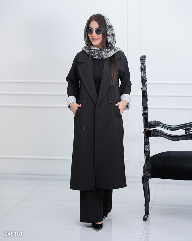 مانتو بلند زنانه بزیاق کد۲۴۵۱