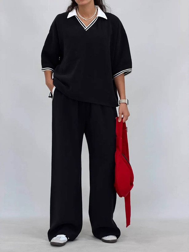 ست پولوشرت شلوار زنانه