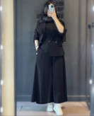 ست کت و شلوار دامنی زنانه