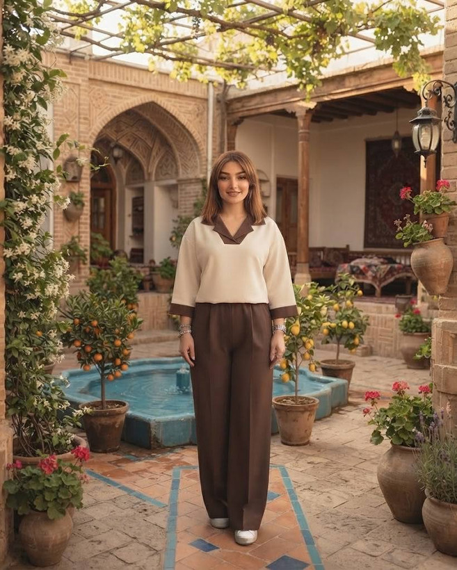 ست پولوشرت شلوار زنانه سیلک