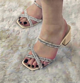صندل مجلشی زنانه پاشنه دار