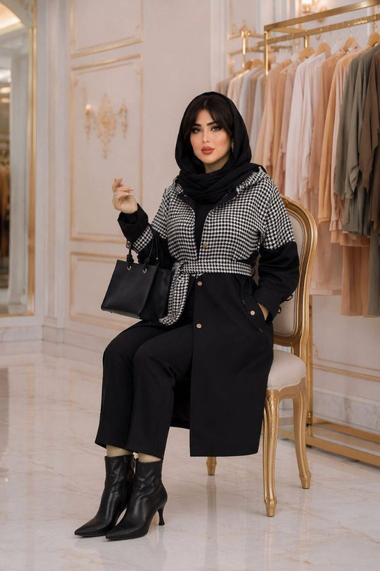 مانتو پاییزی پیچازی زنانه