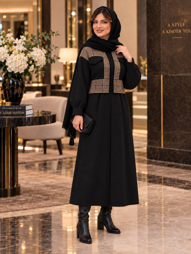 کت سارافون پیچازی و مخمل کبریتی زنانه