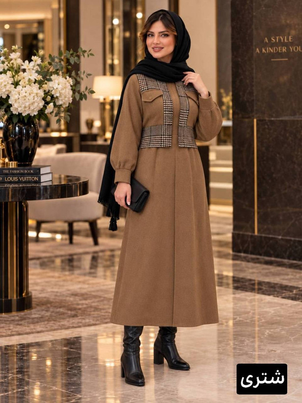 کت سارافون پیچازی و مخمل کبریتی زنانه