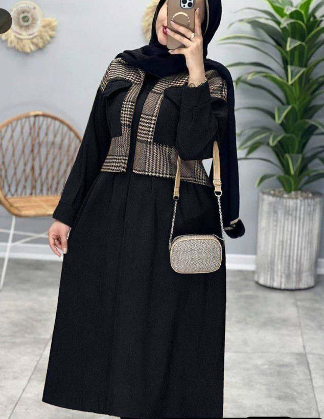 کت سارافون پیچازی و مخمل کبریتی زنانه