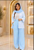 مانتو شلوار زنانه دانتل گیپور