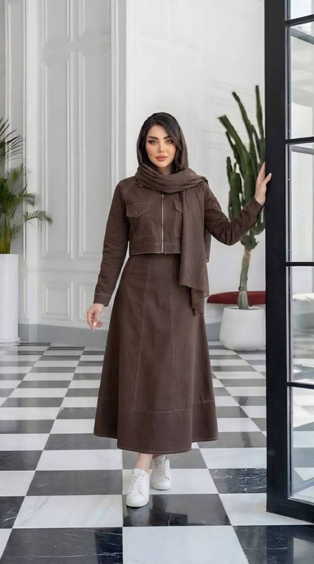 کراپ دامن زنانه چهارفصل